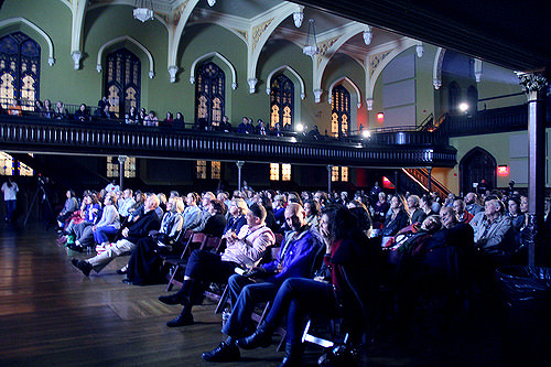 TEDxBuffalo 2016, from the front-corner of the stage