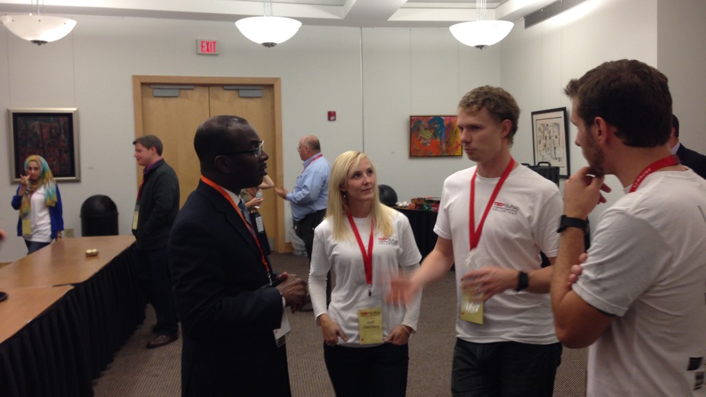 TEDxBuffalo volunteers meeting with Mayor Byron Brown