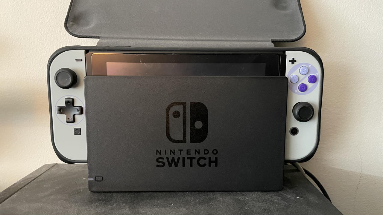 My friend Adam's SNES-modded Switch